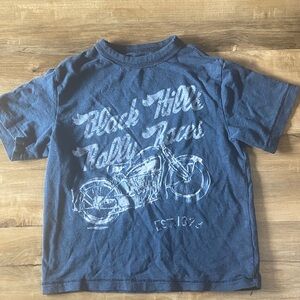 $1 - Cherokee Navy Blue Motorcycle Graphic Tee